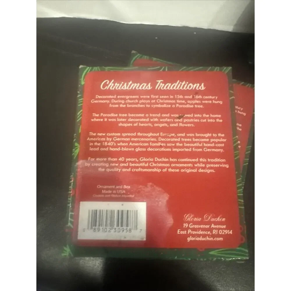 Gloria Duchin Christmas Traditions Month Teddy Bear Ornament Lot 11 w/ Boxes